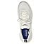 GO RUN GLIDE-STEP FLEX-RADAR, WHITE BLACK Footwear Top View