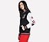 SKECHERS CLASSIC VARSITY JACKET, BLACK Apparels Bottom View