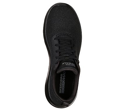 GO WALK MAX-PRECISION, BBLACK Footwear Top View