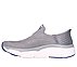 MAX CUSHIONING ELITE-SMOOTH T, CHARCOAL/BLUE Footwear Left View