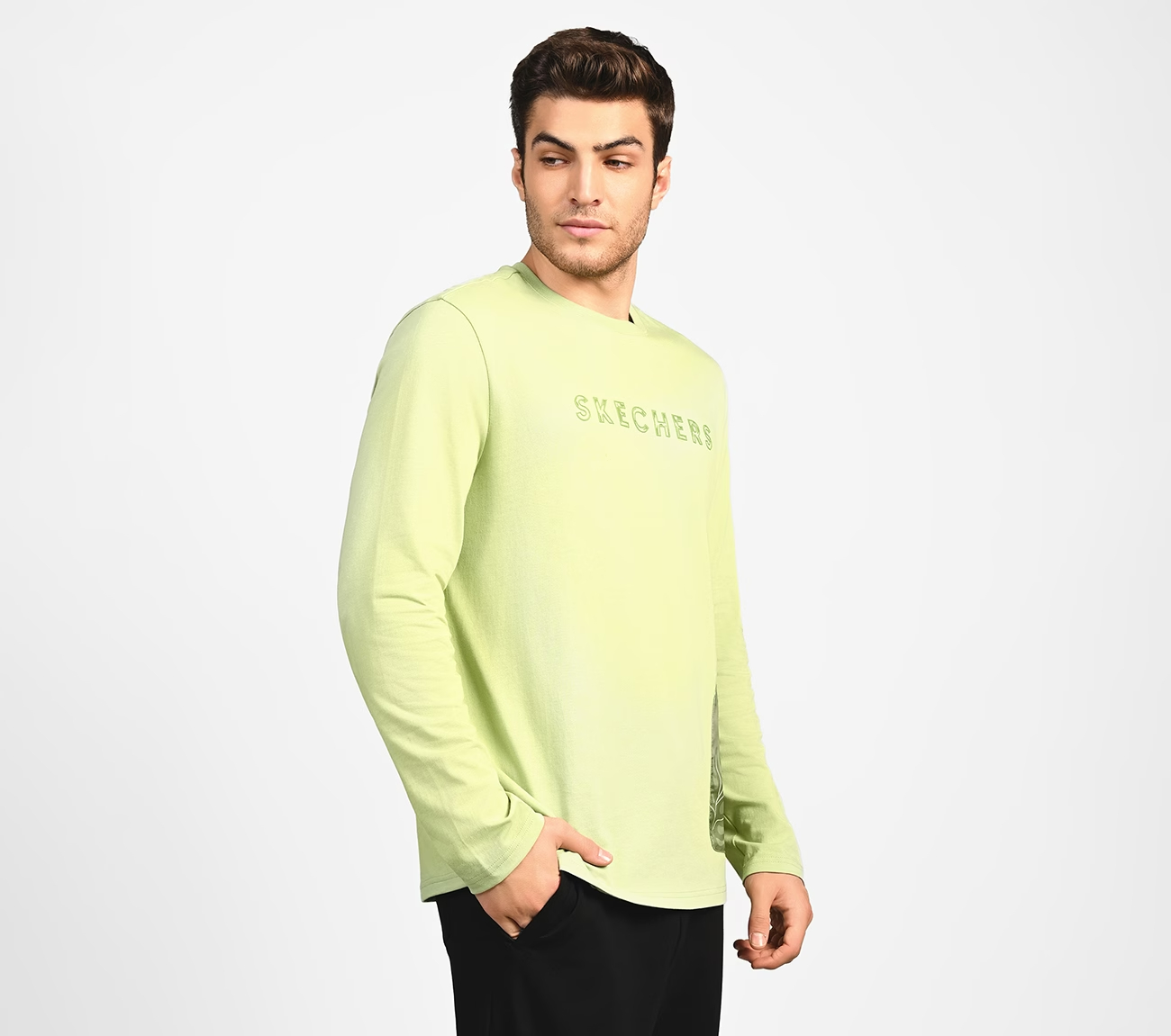 OASIS RANGER TEE, CHARCOAL/LT. GRAY Apparels Bottom View