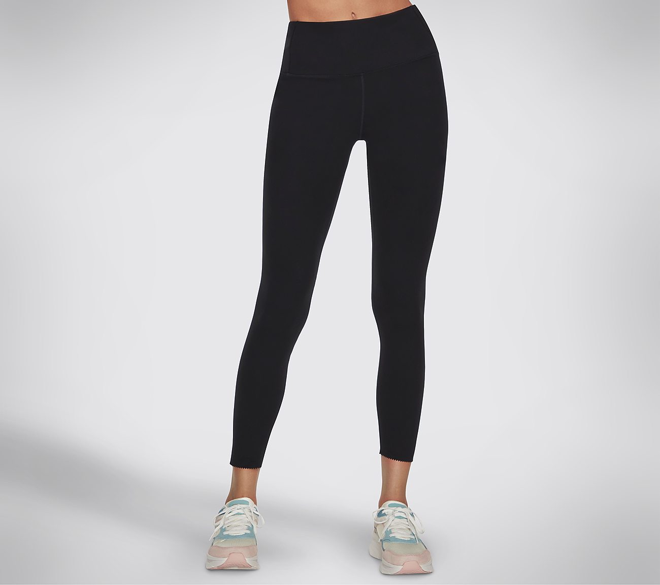 GOSCULPT SCALLOPED HW LEGGING, BBBBLACK Apparel Lateral View