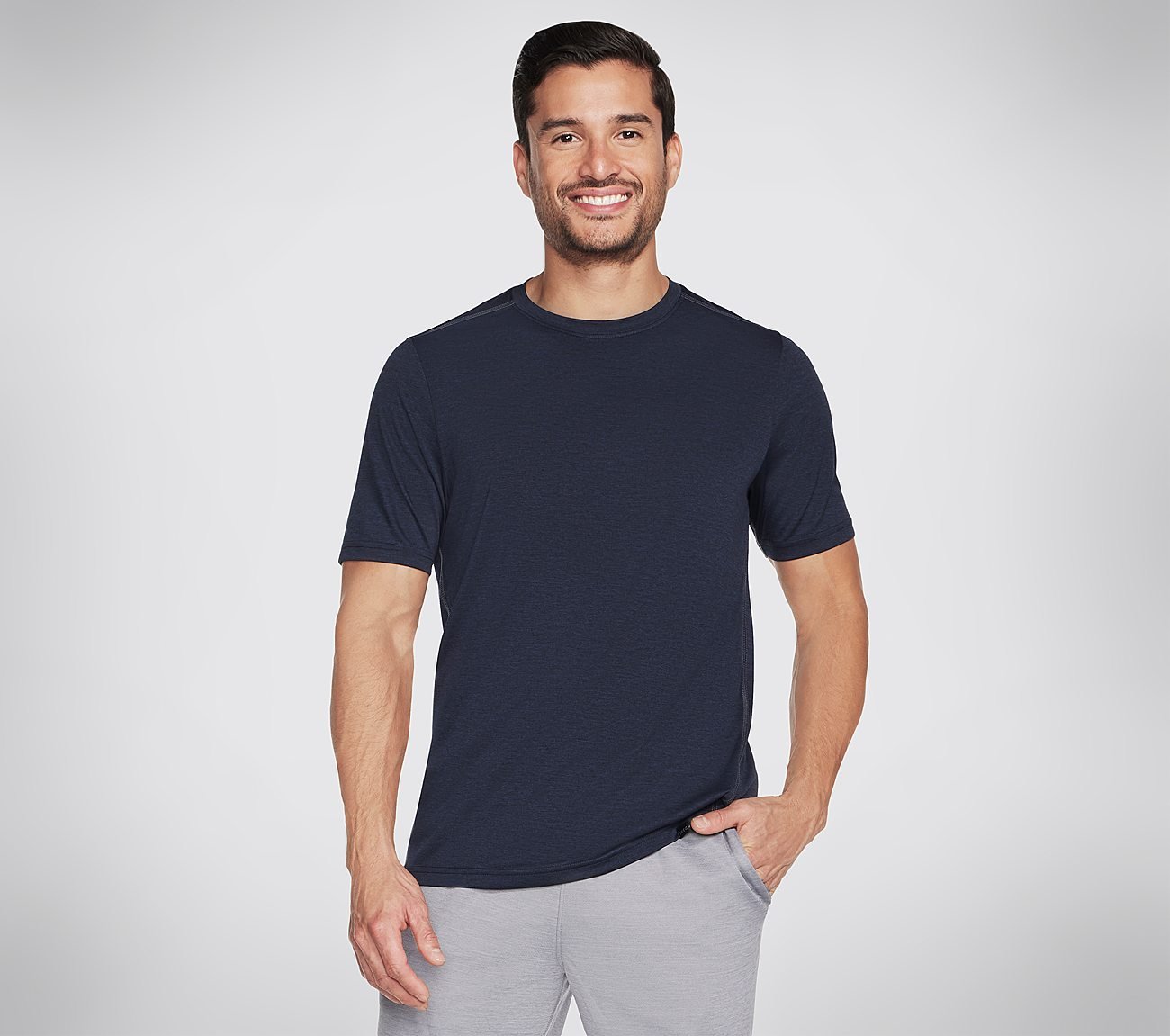 GODRI CHARGE TEE, NNNAVY Apparels Lateral View