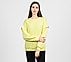 OASIS LAYERED SLEEVE SWEATSHIRT, MINT/YELLOW