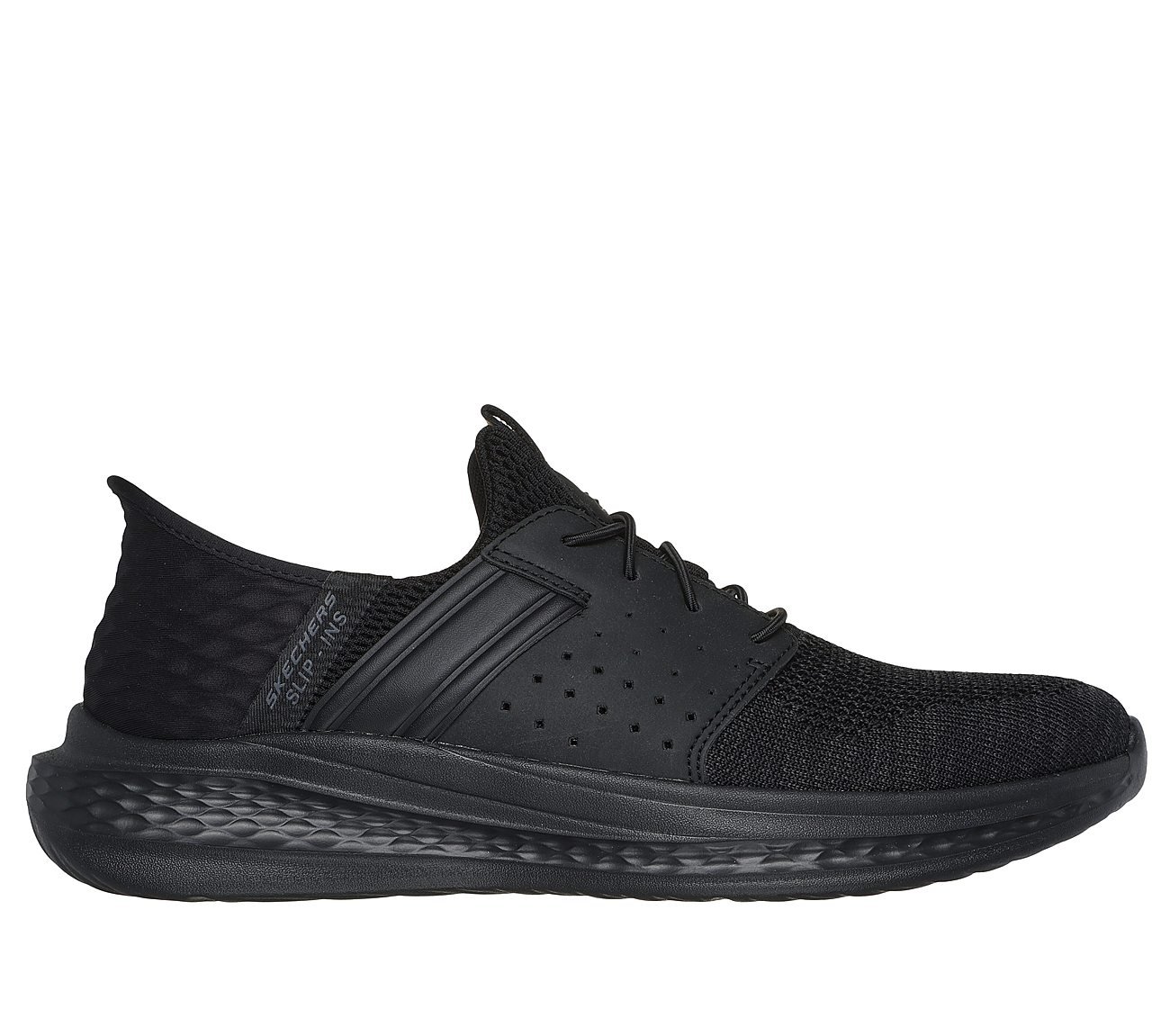 SKECHERS SLIP-INS RF: SLADE - OCON, BBLACK Footwear Lateral View