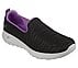 GO WALK JOY-TRULY INSPIRED, BLACK/LAVENDER Footwear Lateral View