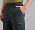 TAPE BRANDING PANEL GOLF PANTS, BLACK Apparels Right View