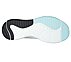D'LUX FITNESS-BRIGHT BALANCE, WHITE/BLACK/BLUE Footwear Bottom View