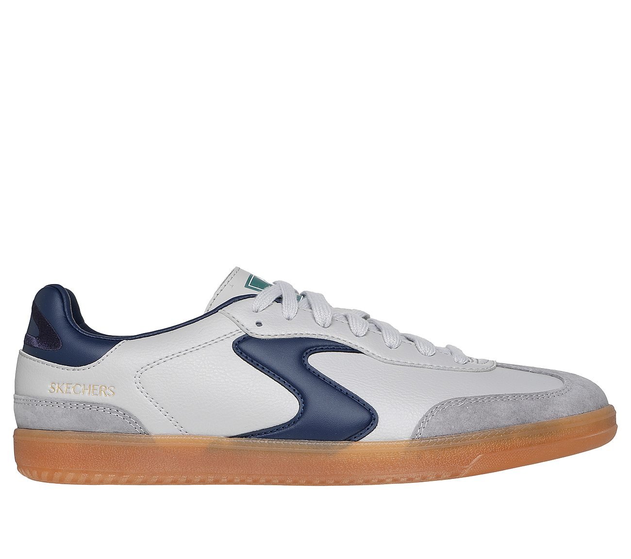 HOTSHOT - PYKE, GRAY/NAVY Footwear Lateral View