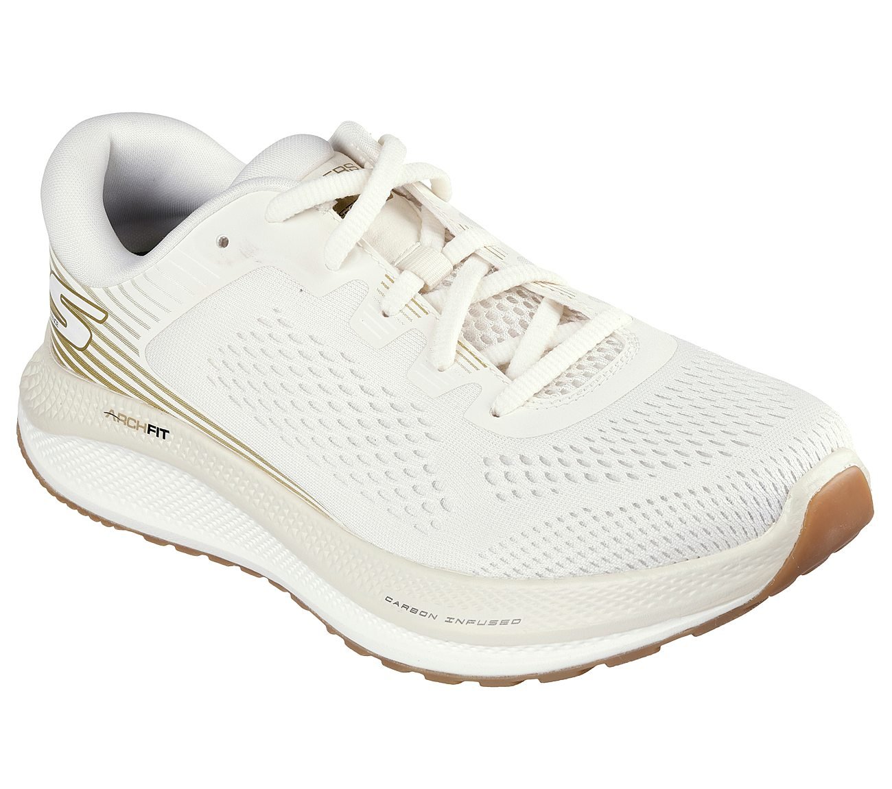 GO RUN PERSISTENCE, OFF WHITE Footwear Right View