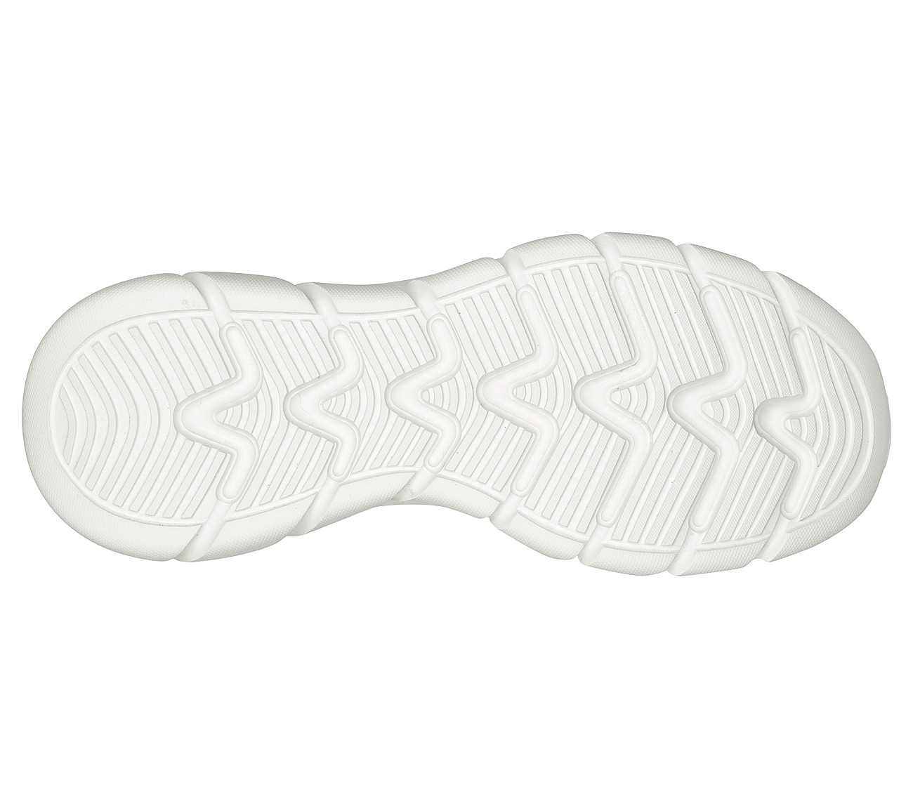 BOBS B FLEX HI-LEVELED GROUND, SLATE Footwear Bottom View