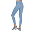 GOSCULPT SCALLOPED HW LEGGING, BLUE/GREY Apparel Top View