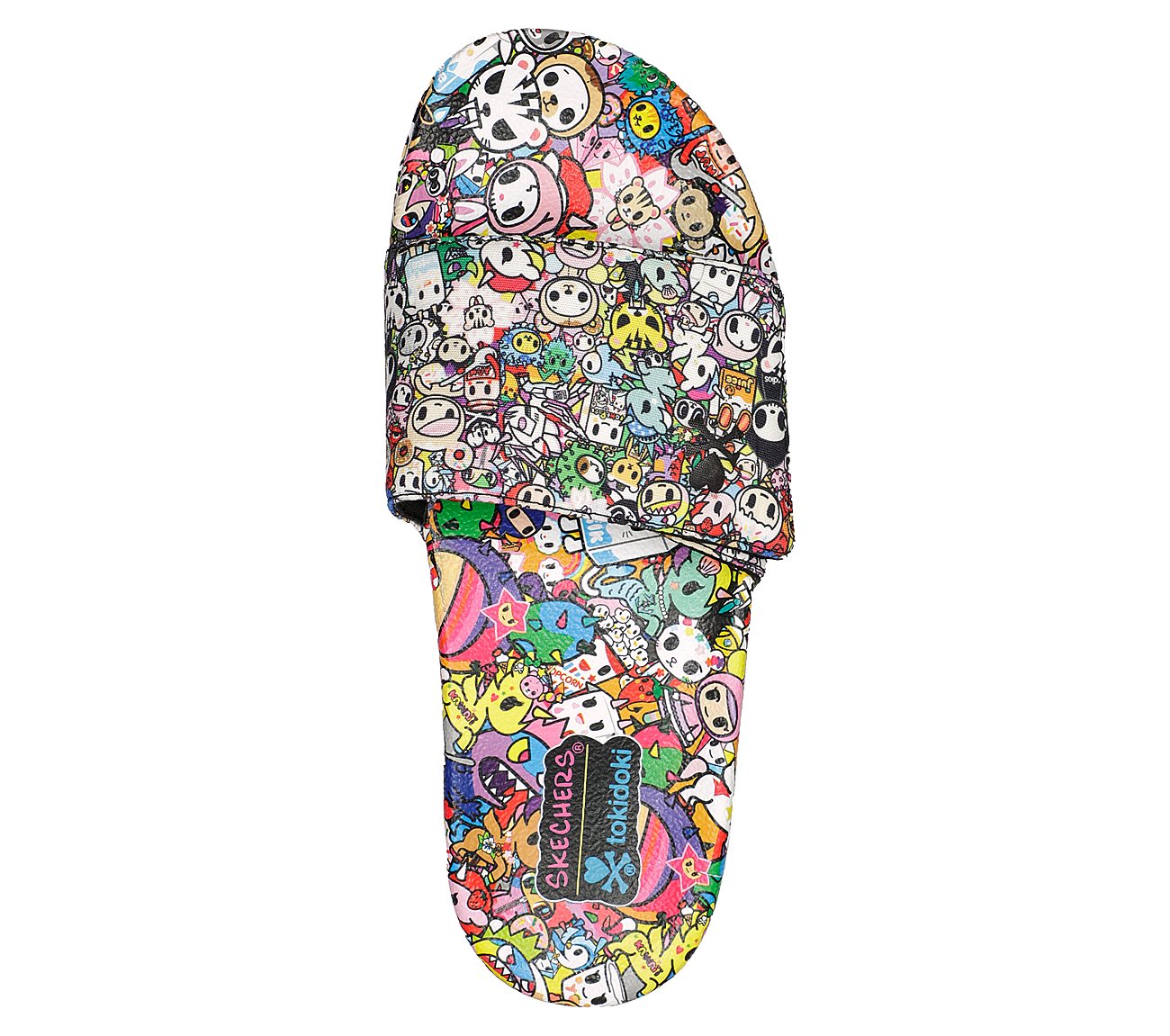 POP UPS-HAPPY FRIENDS, BLACK/MULTI Footwear Top View