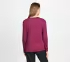 RHINESTONE BURST LS TEE, PINK/RED