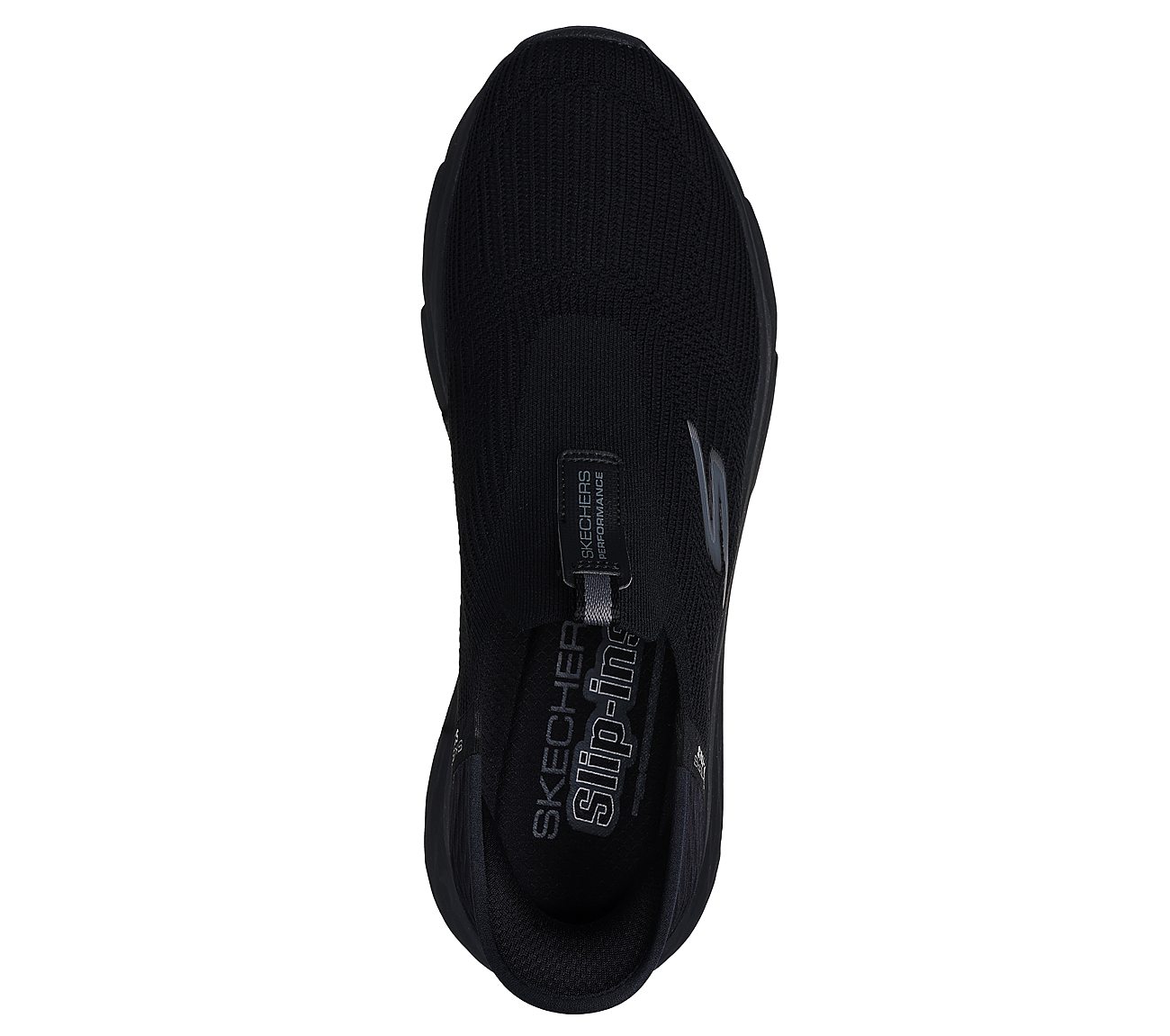SKECHERS SLIP-INS: MAX CUSHIONING - ADVANTAGEOUS, BBLACK Footwear Top View