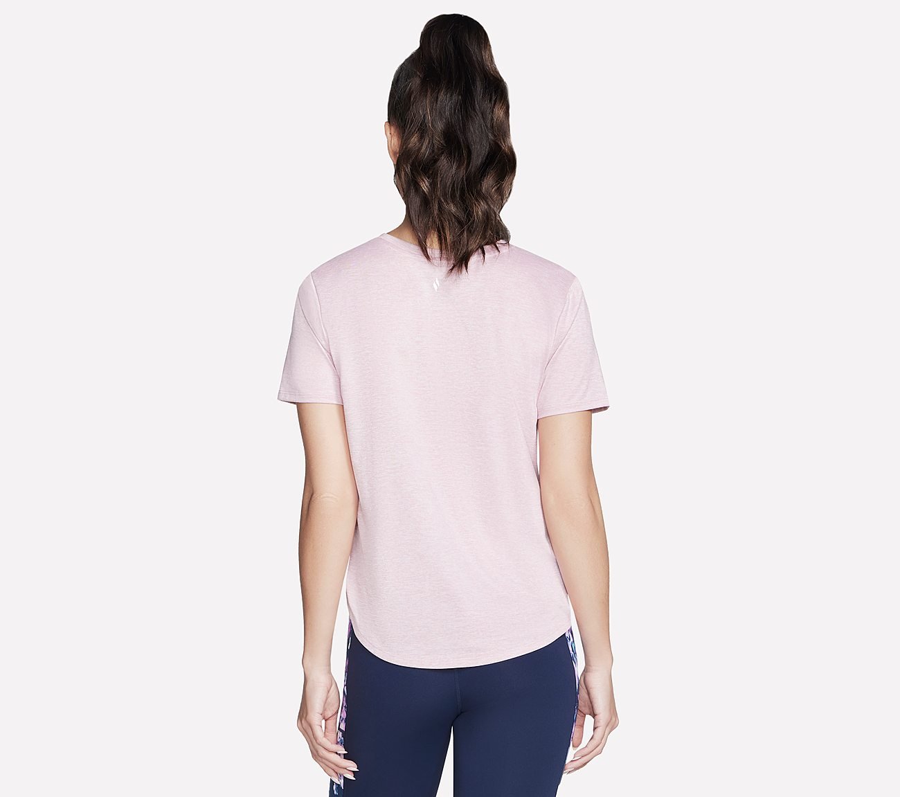 GODRI SWIFT TEE, BLUSH Apparels Top View