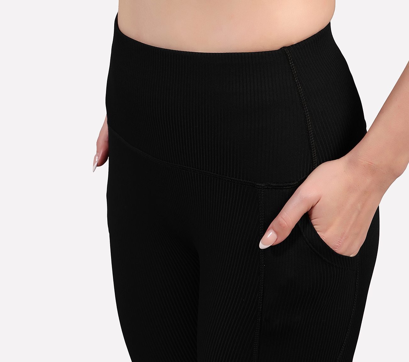 VERTICAL PATTERN PANT, BLACK Apparels Right View