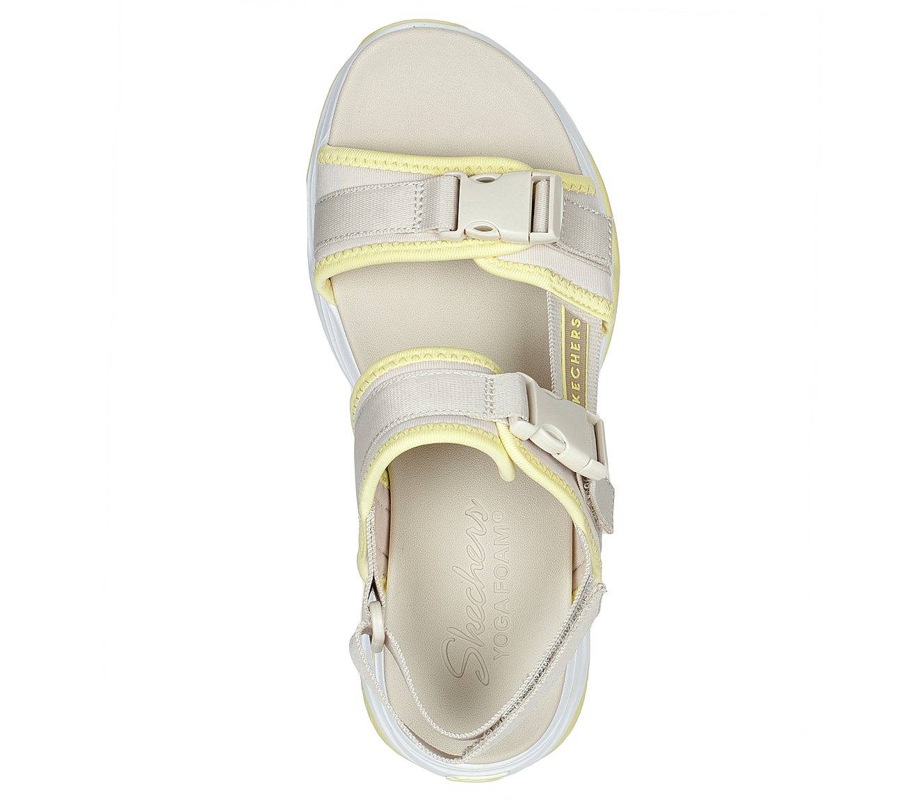 D'LITES 4.0 - PLANET HOUR, NATURAL/YELLOW Footwear Top View