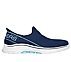 GO WALK 7 - MIA, NAVY/AQUA Footwear Lateral View