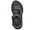 GO WALK ARCH FIT SANDAL-MISSI, CHARCOAL/BLUE Footwear Top View