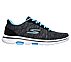 GO WALK 5-TRUE, BLACK/AQUA Footwear Right View