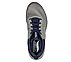 GO WALK WORKOUT WALKER-OUTPAC, GREY/NAVY Footwear Top View