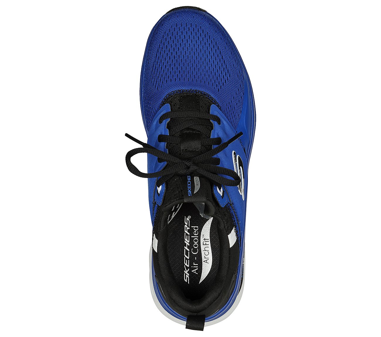 ARCH FIT GLIDE-STEP, BLUE/BLACK Footwear Top View