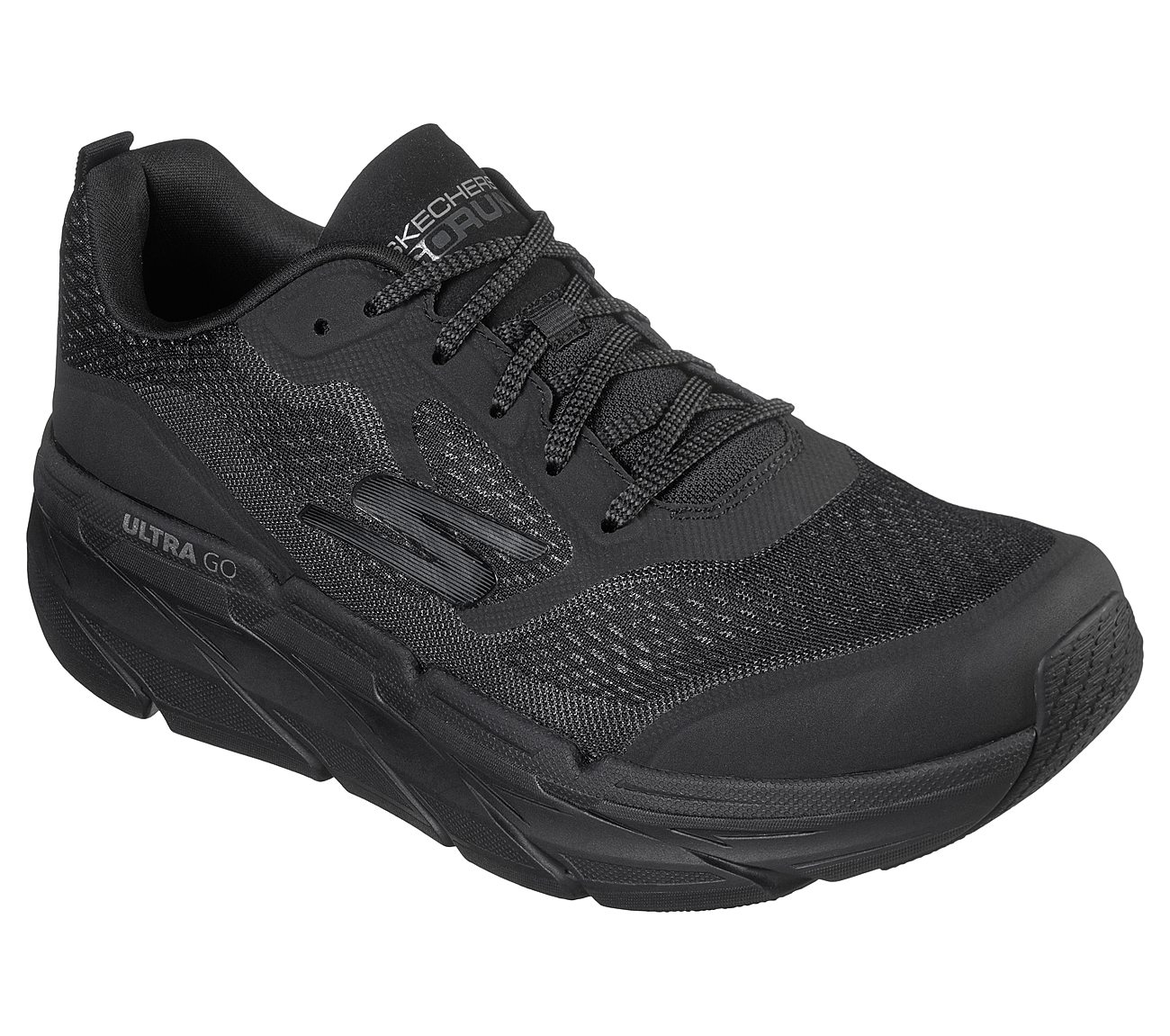 MAX CUSHIONING PREMIER-VANTAG, BLACK/CHARCOAL Footwear Lateral View