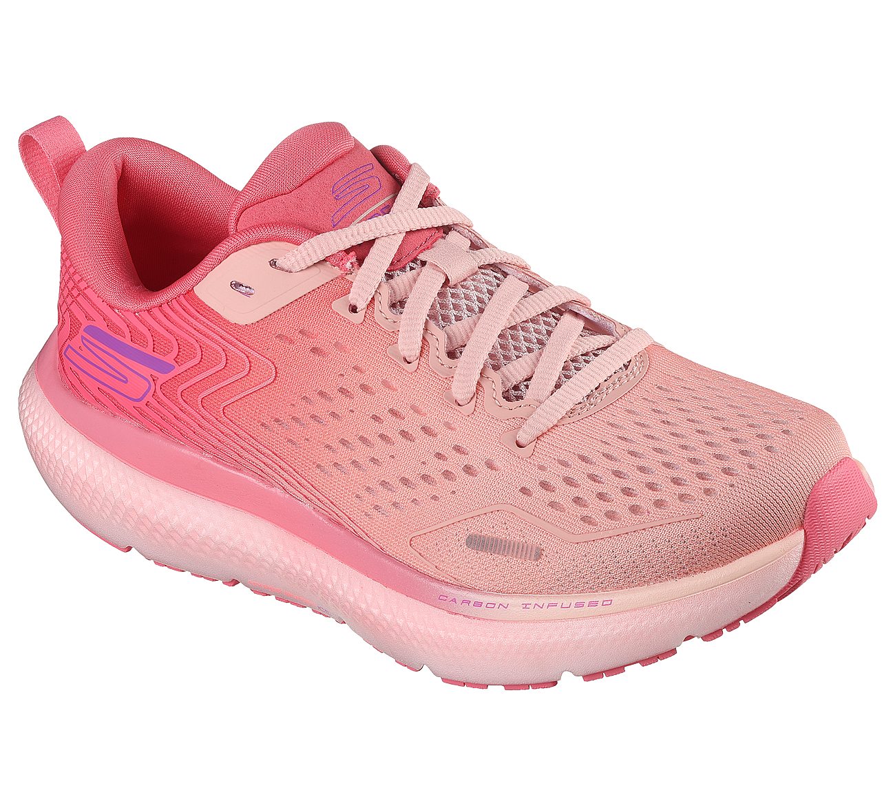 GO RUN RIDE 11, PINK/PURPLE Footwear Right View
