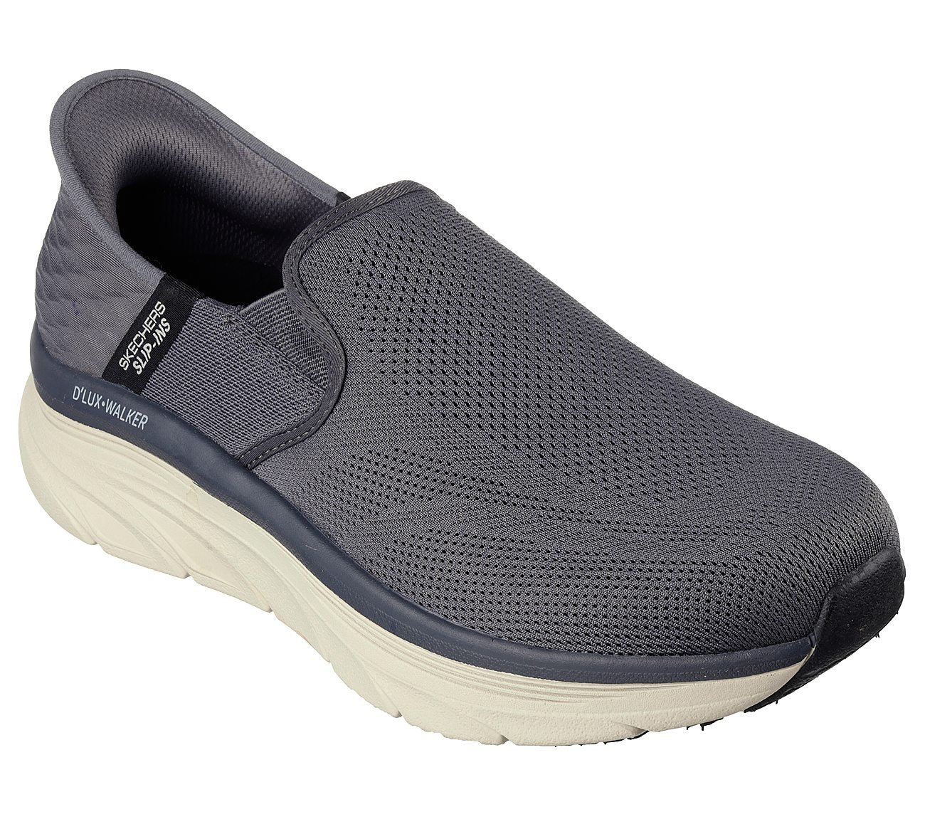 SKECHERS SLIP-INS RF: D'LUX WALKER - ORFORD, CCHARCOAL Footwear Right View