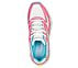 TRES-AIR - EXTRAORDIN-AIRY, WHITE/PINK Footwear Top View