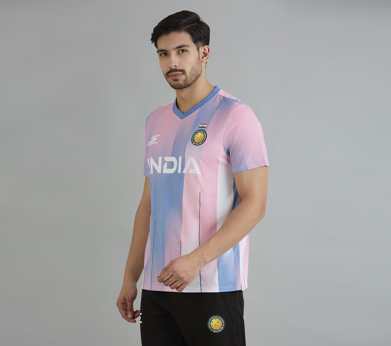 AIPA MENS PLAYER EDITION MATCH JERSEY, SILVER/WHITE/PINK