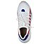 MODERN JOGGER 2.0 - LOOP, WHITE/RED/BLACK Footwear Top View