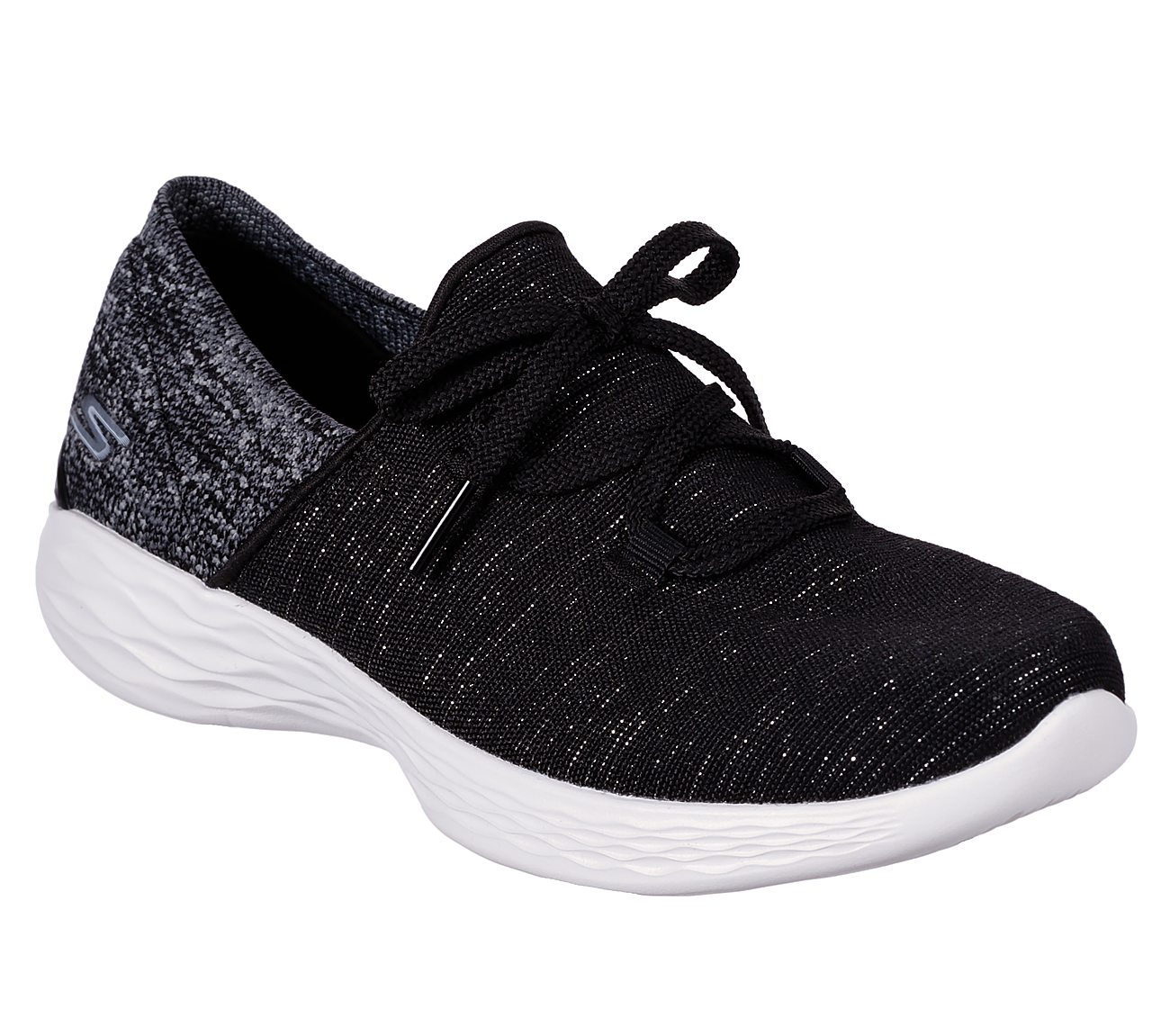 YOU - REVERE, BLACK/WHITE Footwear Lateral View