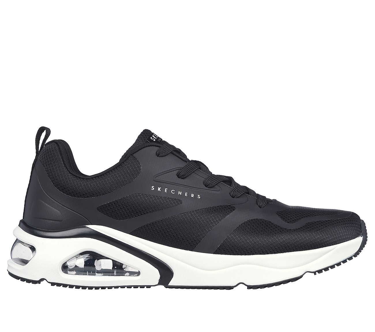 TRES-AIR, BLACK Footwear Lateral View
