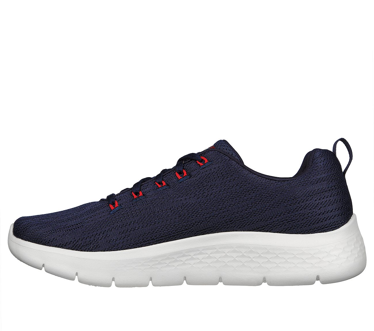 GO WALK FLEX, NAVY/RED Footwear Left View