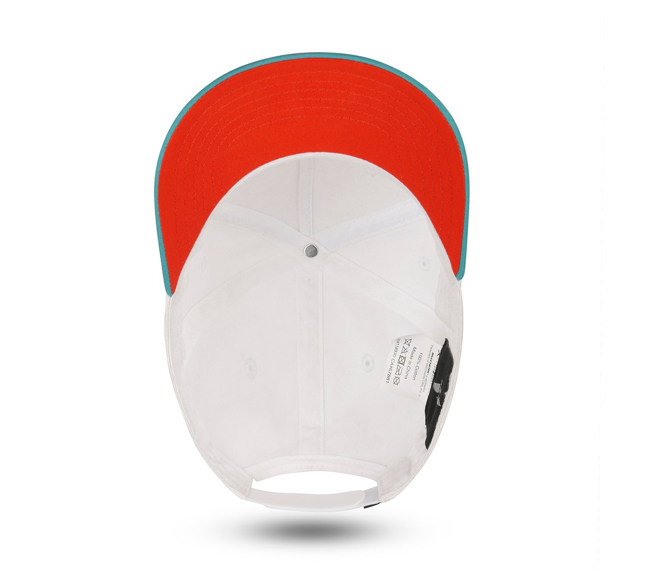Crash Baseball Hat, TEAL/MULTI Accessories Right View