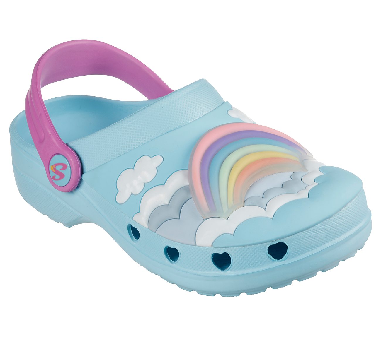 HEART CHARMER-RADIANT RAINBOW, BLUE/MULTI Footwear Right View