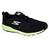 GO RUN PURE 2, BLACK/LIME Footwear Right View