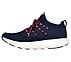 GO RUN 7 -, NAVY/PINK Footwear Left View