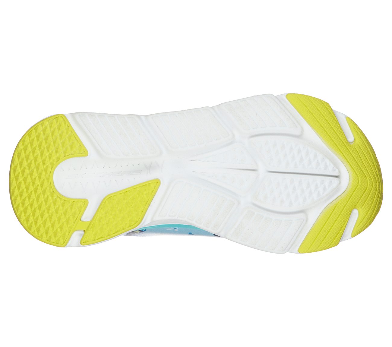 MAX CUSHIONING SANDAL - WILD, AQUA/MULTI Footwear Bottom View