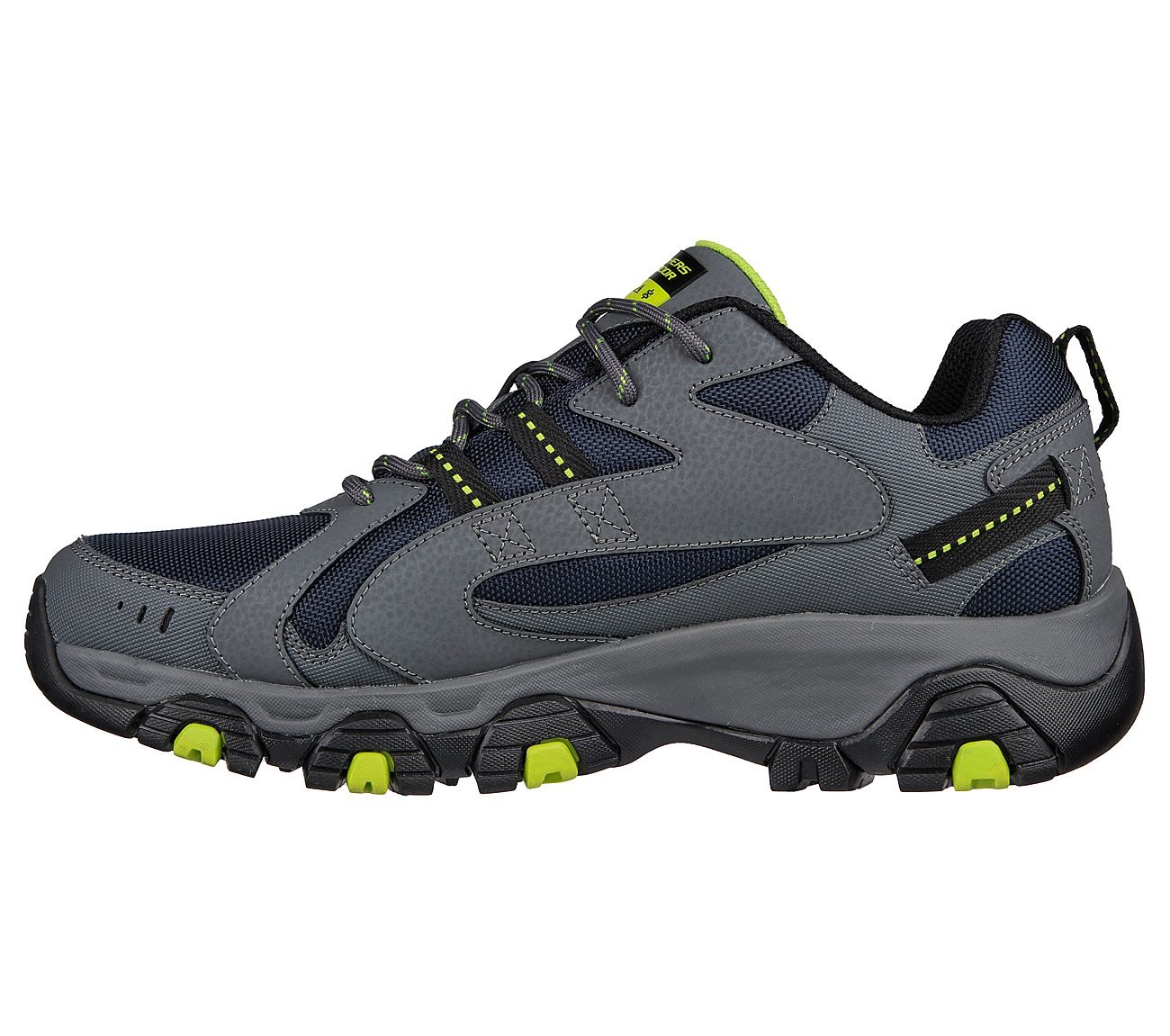 TERRABITE - TRAILBORN, NAVY/LIME Footwear Left View