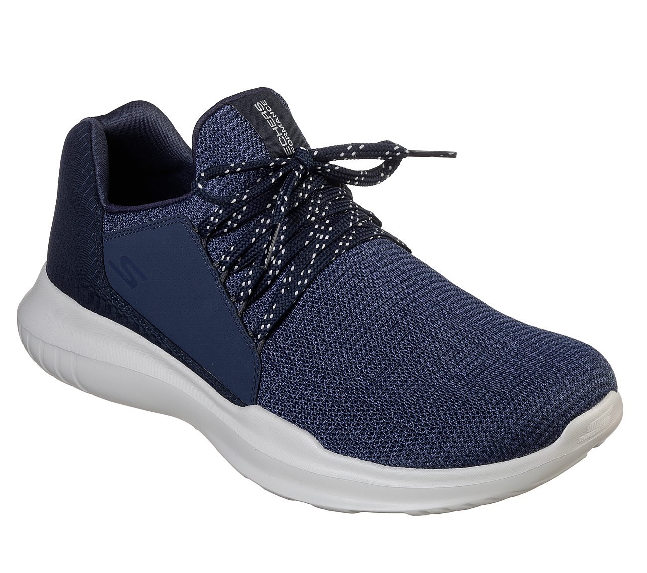 GO RUN MOJO-INSPIRATE, NAVY/GREY Footwear Lateral View