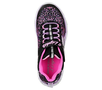 GALAXY LIGHTS -, BLACK/MULTI Footwear Top View