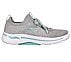 GO WALK ARCH FIT - PEACHY, GREY/BLUE Footwear Right View