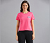 L.A. PLACEMENT PRINT T-SHIRT, H.PINK Apparel Lateral View