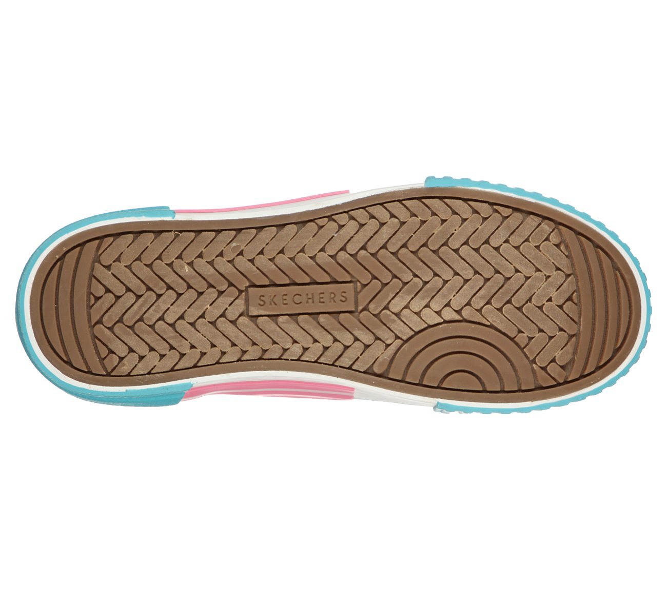 NEW MOON - CALLISTO, BLUE/PINK Footwear Bottom View