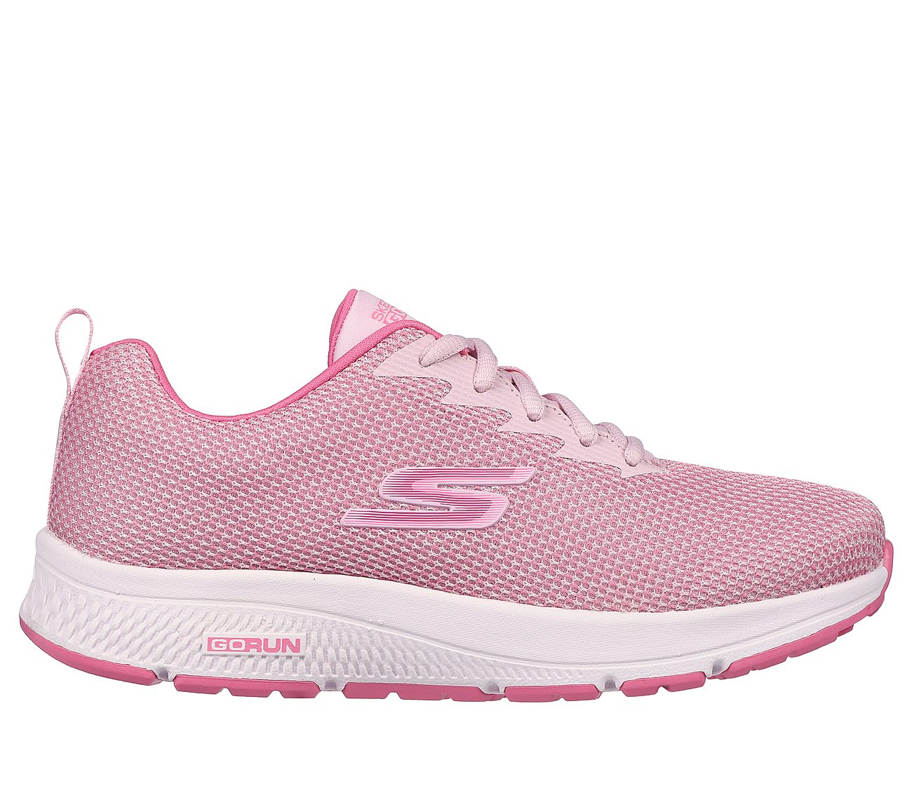 GO RUN CONSISTENT, PPINK Footwear Lateral View