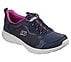 D'LUX COMFORT - BLISS GALORE, NAVY/PURPLE Footwear Left View