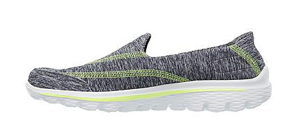 GO WALK 2 - 360, GREY/LIME Footwear Left View